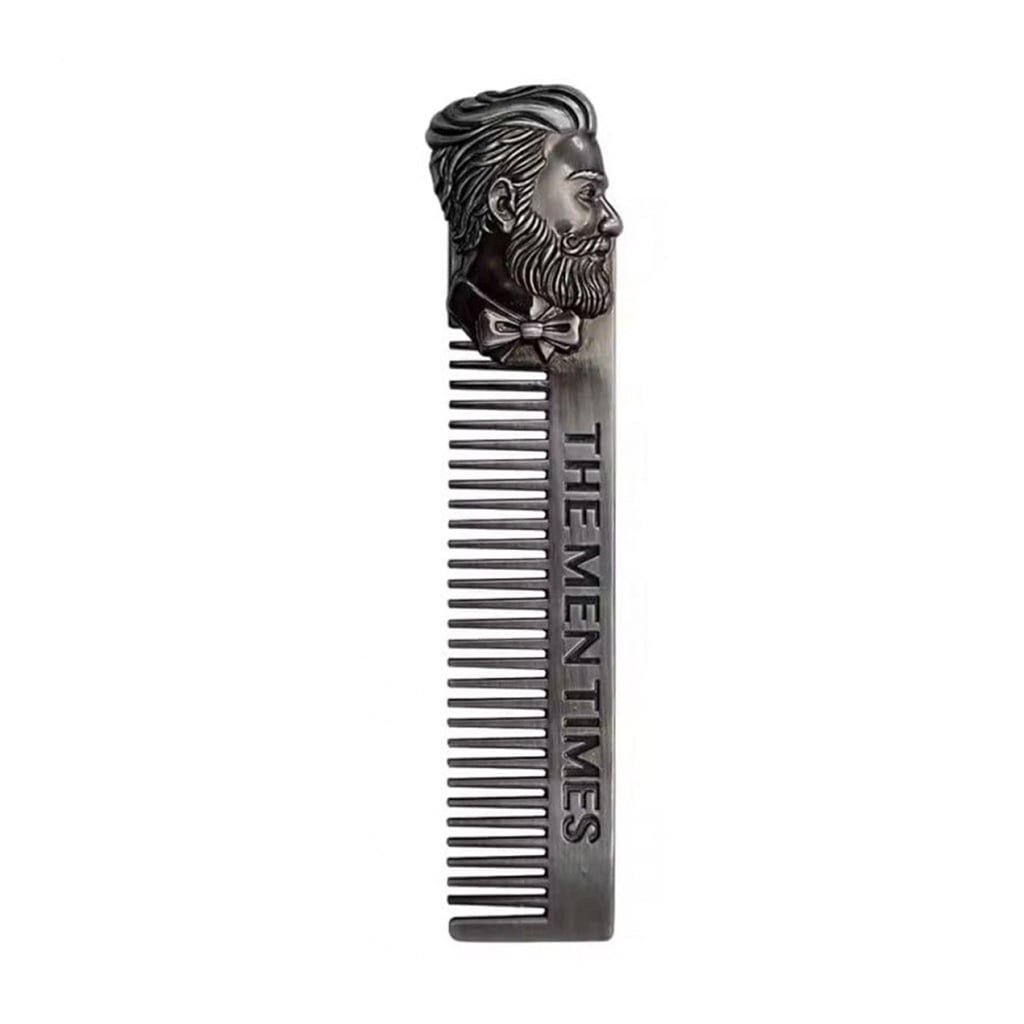 Гребінець для волосся Cosmo Shop Barbershop The Man Times металевий, 15 см, 1 шт (CS395)